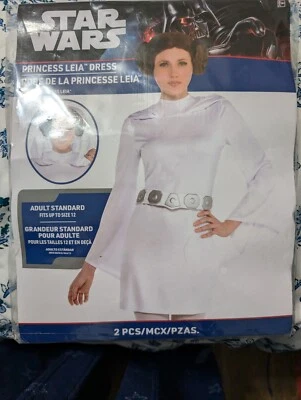 Star Wars Leia Dress Costume Adults  - Image 1 of 2