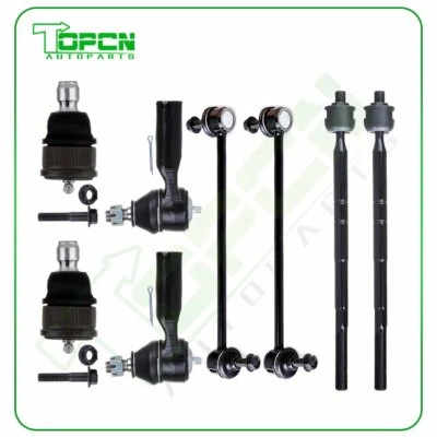 8pcs Front Ball Joints Tie Rods Sway Bar For 2005-2009 Ford Escape Mazda Tribute - Image 1 of 4