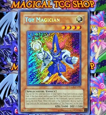 Yugioh Toy Magician The Duelist Genesis TDGS-EN099 Secret Rare NM - Image 1 of 4