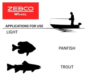 ZEBCO KIDS WILDER Spincast Reel & Fishing Rod Combo - NEW UNOPENED Prespooled - Picture 1 of 5
