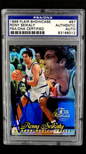 1996 Flair Showcase Row 1 #67 Rony Seikaly Blue Ink Autograph Auto PSA / DNA
