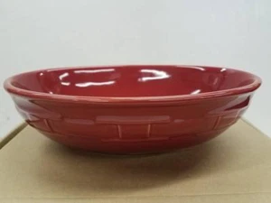 Tazón para servir Longaberger tomate verduras vegetales servidor de platos NUEVO retirado - Imagen 1 de 2