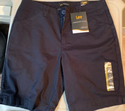 Lee Bermuda 短裤黑色女式 12 码 Dickies — 第 1/4 张图片