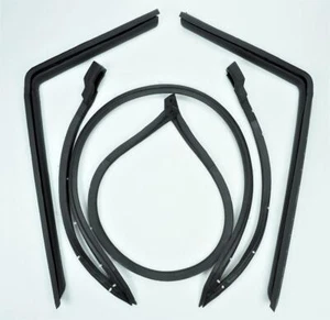 NEW 1968-1975 Corvette Removable Hardtop 4 piece Roof Rail Weatherstrip Seals - Picture 1 of 1