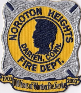 Parche contra incendios Darrien Connecticut del Departamento de Bomberos de Noroton Heights  - Imagen 1 de 1