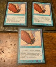 MTG Gliding Licid Stronghold BLUE UNCOMMON Magic the Gathering