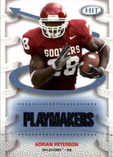 2007 SAGE HIT Playmakers Blue Football Card Pick