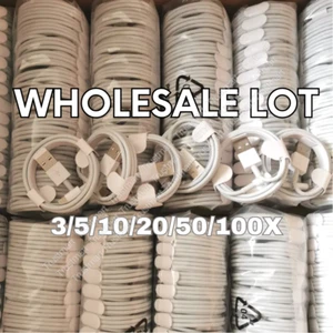 100X Lot Fast Charger Cable Cord 3/6FT For iPhone 8 7 X 11 12 13 14 Pro Max iPad - Picture 1 of 13