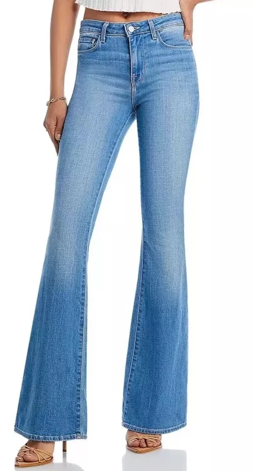 L'AGENCE Jeans Bell High Rise Flare in Atlantic Size 32 Style 2531RDM