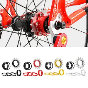 15T Single Speed Flywheel Set Conversion Kit Mountain Bike Cog Fixed MTB BMX - Bild 1 von 38