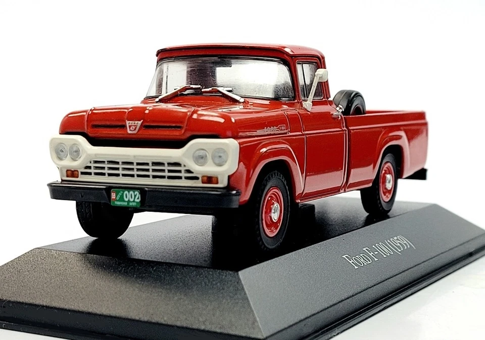 Iconic American 1959 FORD F-100 1:43 Scale Diecast Tiny DETAILED AUtoart  - Image 1 of 1