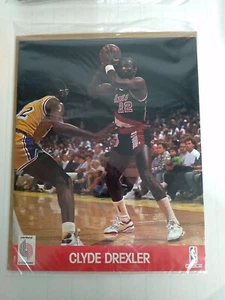 1990 Clyde Drexler Portland Trail Blazers Basketball 8x10" Portrait - Bild 1 von 4
