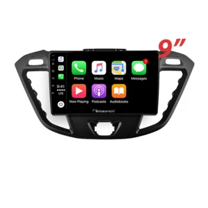 9" Wireless Carplay Android Sat Nav Nakamichi For Ford Transit 2013-2017 CUSTOM - Picture 1 of 3