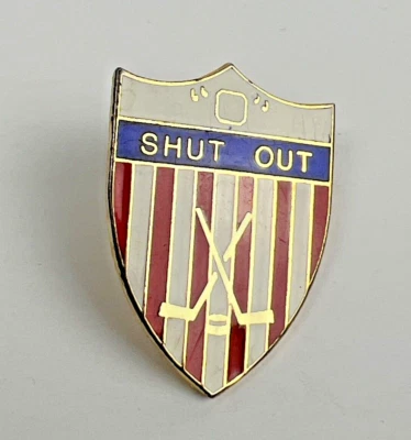 Pin de portero de hockey de colección pin de esmalte de cierre de hockey Foto 1 de 4