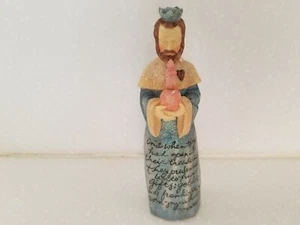 Enesco Foundations Karen Hahn 6" Wise Men "Thoughts to Build On" Figurine 2002 - Picture 1 of 7