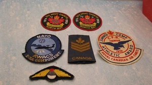 Lote de 6 parches cosidos cadetes militares canadienses de la OTAN Canadá Canadá - Imagen 1 de 6