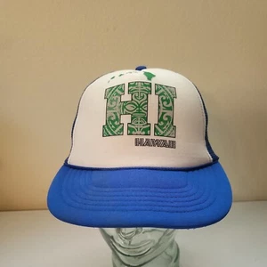 Vintage KC Hat Hawaii Trucker Meshback Snapback Adjustable Hat - Picture 1 of 12