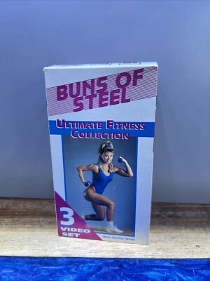 Buns Of Steel: Ultimate Fitness Collection VHS 3 Tape Set Tamilee Webb Tested - Image 1 of 4