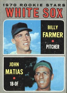 1970 Topps #444 Billy Farmer John Matias WHITE SOX VG/EX G15887 - VG-EX