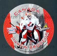 1997-98 Kraft Peanut Butter Team Canada #4 Martin Brodeur, Joe Sakic