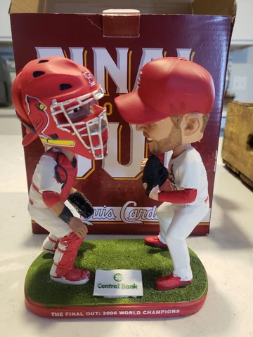 St Louis Cardinals 2006 Final Out Bobblehead Adam Wainwright & Yadier Molina Cover