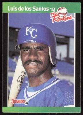 1989 Donruss The Rookies #33 Luis de los Santos - Image 1 of 2