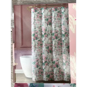Betsey Johnson | Set di tende da doccia floreali con ganci - Foto 1 di 4