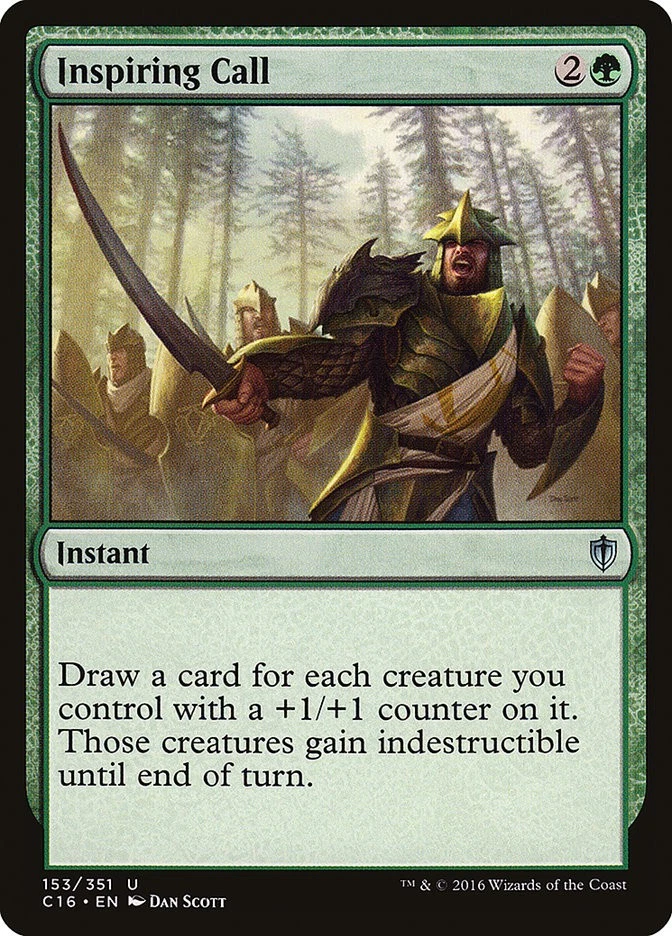 MTG Inspiring Call  - Commander 2016 #153 - Image 1 of 1