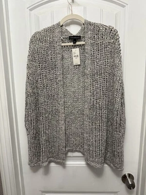 NWT Lane Bryant Loose Open Weave Open Sweater Cardigan 18/20 Sleeveless Vest - Image 1 of 4