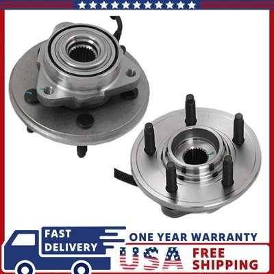 Par (2) de bujes de cojinete de rueda delantera para Mercury Mountaineer 2007 2008 2009 2010 Foto 1 de 4