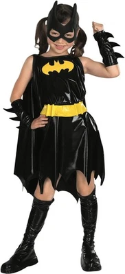 DC Comics Batgirl Costume Dress Kids Girl Medium Superhero Dress Rubies - Image 1 of 2