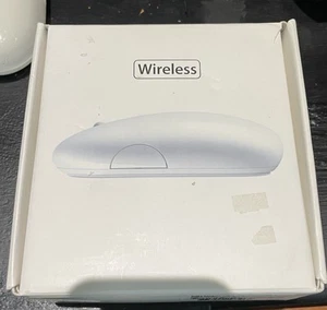 Apple Mighty Mouse A1197 2007 MB111LL/A Wireless Bluetooth Mac W/ Manual & Box - Picture 1 of 4
