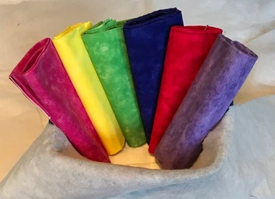 Moda Marbles Blenders by Patrick Lose  6  -  1/2 Yds Primary Colors 100% Cotton - Image 1 of 3