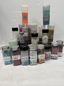 Glitter Crafting Lotto di 21 Asst. Colori - Grossi, Fine, Stagionali Olografici USATI - Foto 1 di 5