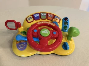V-Tech Turn & Learn Driver Steering Wheel Activity Toy - Picture 1 of 1