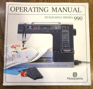 Libro de instrucciones original Husqvarna Viking Prisma 990 manual guía fecha 4/1987 - Imagen 1 de 2