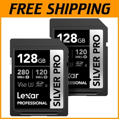SILVER PRO UHS-II 128GB SD Card – Your Ultimate Tool for 4K & Full HD Capture - Image 1 of 4