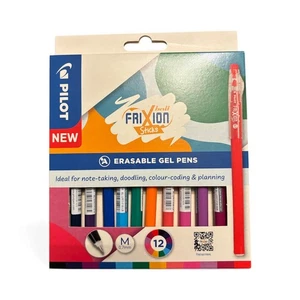 Pilot FriXion Kugelstab radierbare Gelstifte sortiert Packung mit 12 0,7 mm Neu in OVP  - Bild 1 von 2