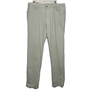 Pantalones Lululemon ABC Calce Clásico Para Hombre 38x35 Warpstreme Silverstone 5 Bolsillos - Imagen 1 de 11