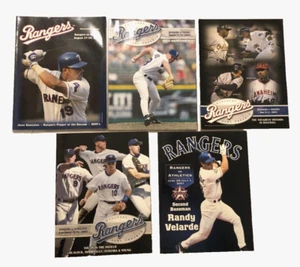 Texas Rangers Baseball Game Program 2001-2003 Vintage Lot (5) Free Shipping - Picture 1 of 1