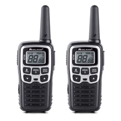 Walkie Talkies & PMR446 2-way Radios Midland XT50 Twin Pack licence free - Image 1 of 3