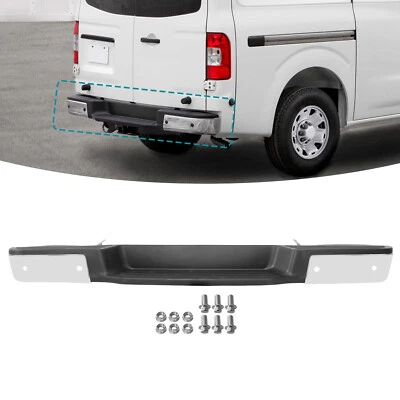 Chrome Rear Step Bumper for 2012-2021 Nissan NV1500 NV2500 NV3500 w/ Sensor Hole - Изображение 1 из 4