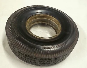Cenere con pneumatici vintage Firestone Deluxe Champion - anni '50  - Foto 1 di 7