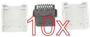 10 X Nintendo Wii / Wii-U Multi AV Out Stecker Grau DIY Kabel Bau - Bild 1 von 3