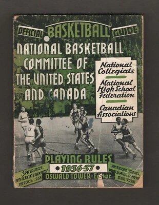 1936-37 Spalding's Official Basketball Guide  A1855  - Image 1 of 2