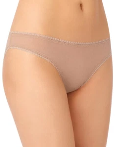 OnGossamer Women Mesh Hip Bikini Mocha Size L - Picture 1 of 2