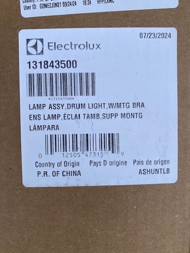 Genuine Electrolux / Frigidaire 131843500 Lamp Assy Drum (NEW) | eBay