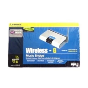 Puente de música Linksys Wireless-G WM54G 802,11 g/B 2,4 GHz para sistema de transmisión de audio - Imagen 1 de 4