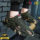 Mens Camouflage Sneakers Casual Running Shoes Cozy Lace-Up Outdoor Shoes