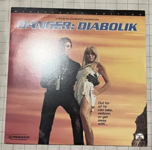 DANGER: DIABOLIK Laserdisc LD WIDESCREEN FORMAT Near-Mint RARE! - Picture 1 of 4